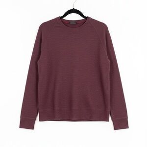 Banana Republic Men's Burgundy Thermal Sweater
